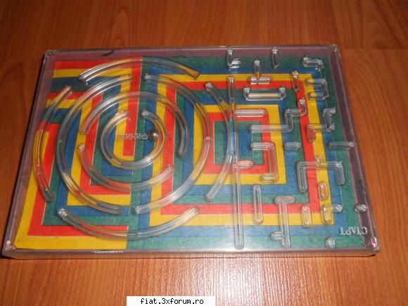 Jucarii Tabla sau Plastic (RO, DDR, USSR, Japonia, China) - Joc rusesc vechi Labirint - Classic corner