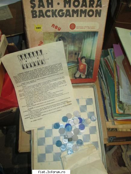 Jucarii Tabla sau Plastic (RO, DDR, USSR, Japonia, China) - Sah si moara romanesc - Classic corner