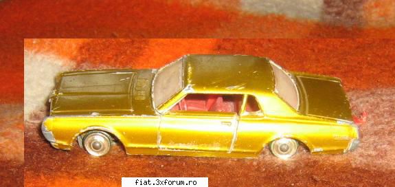 Jucarii Tabla sau Plastic (RO, DDR, USSR, Japonia, China) - Masinuta Mercury Cougar Matchbox - Classic corner