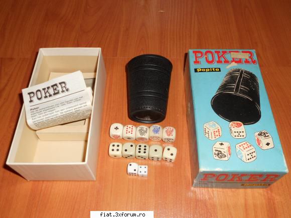 Jucarii Tabla sau Plastic (RO, DDR, USSR, Japonia, China) - Poker Pepita- Joc de poker cu - Classic corner