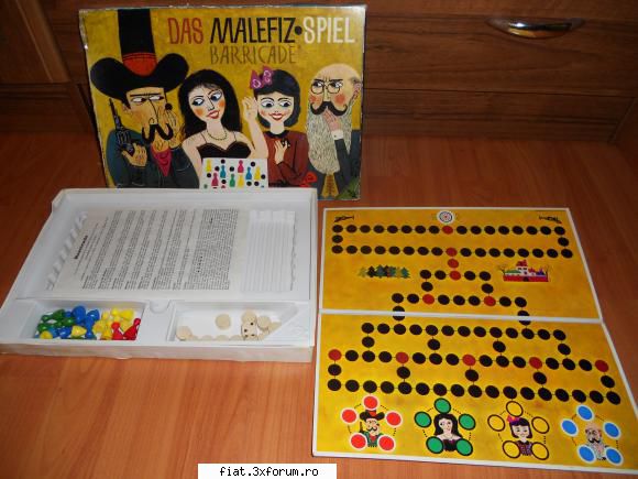 Jucarii Tabla sau Plastic (RO, DDR, USSR, Japonia, China) - Das Malefiz Spiel Barricade - Classic corner