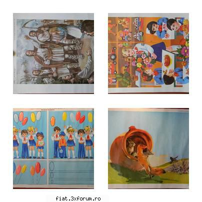 Jucarii Tabla sau Plastic (RO, DDR, USSR, Japonia, China) - planse educative perioada - Classic corner