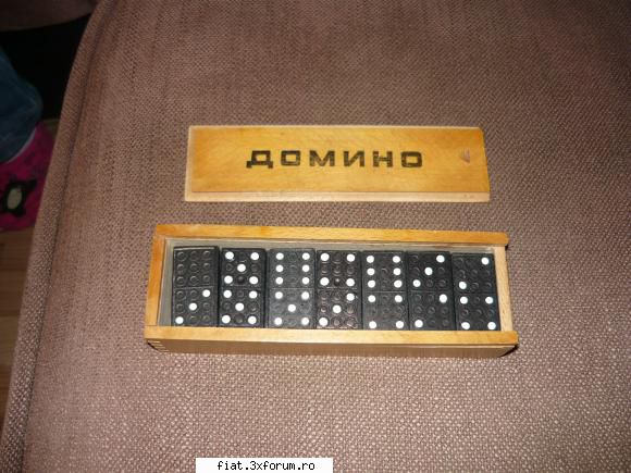 Jucarii Tabla sau Plastic (RO, DDR, USSR, Japonia, China) - domino rusesc din lemn-40 lei - Classic corner