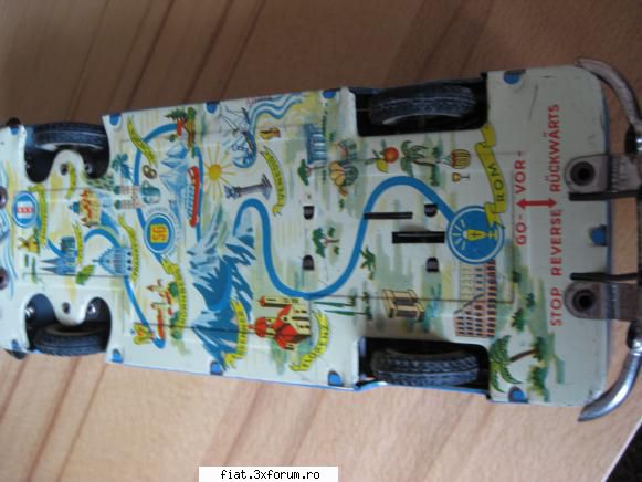 Jucarii Tabla sau Plastic (RO, DDR, USSR, Japonia, China) - poza cu harta de la autobuzul de - Classic corner