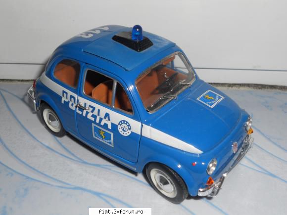 Jucarii Tabla sau Plastic (RO, DDR, USSR, Japonia, China) - Fiat 500 Carabinieri :) - Classic corner