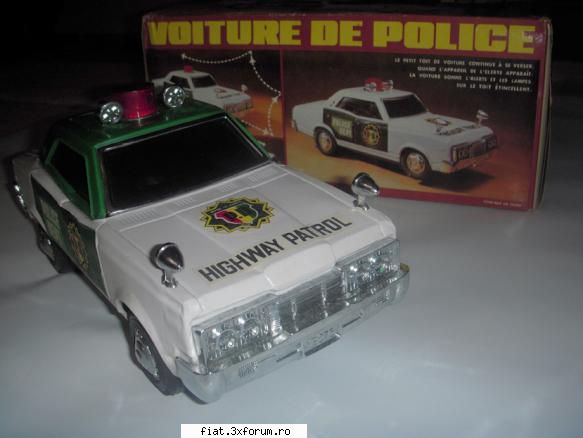 Jucarii Tabla sau Plastic (RO, DDR, USSR, Japonia, China) - DE VANZARE masinuta de politie - Classic corner
