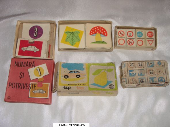 Jucarii Tabla sau Plastic (RO, DDR, USSR, Japonia, China) - Numara si potriveste(incomplet) - Classic corner