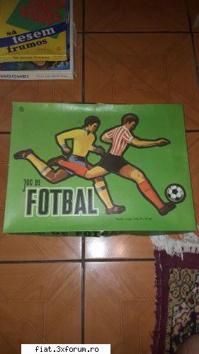 Jucarii Tabla sau Plastic (RO, DDR, USSR, Japonia, China) - Joc de fotbal se prezinta in - Classic corner