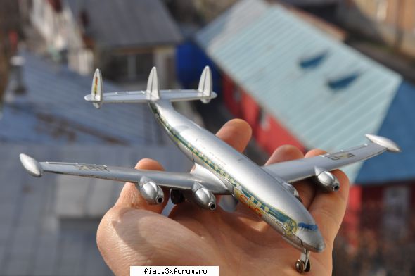 Jucarii Tabla sau Plastic (RO, DDR, USSR, Japonia, China) - Avion metal Aircraft 60c Dinky - Classic corner