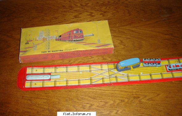 Jucarii Tabla sau Plastic (RO, DDR, USSR, Japonia, China) - Tren de manevra fabricat de AMT - Classic corner