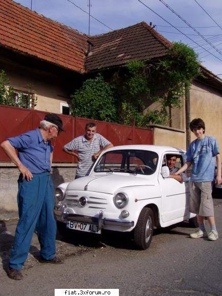 "Jurnal de bord" - "Marele sef" (bunicu')...si Ceilalti - Club Fiat 500 & 600