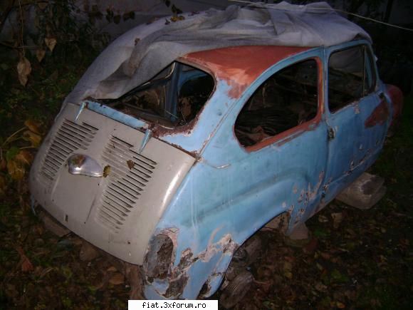 "Jurnal de bord" - macar spatele arata mai bine - Club Fiat 500 & 600