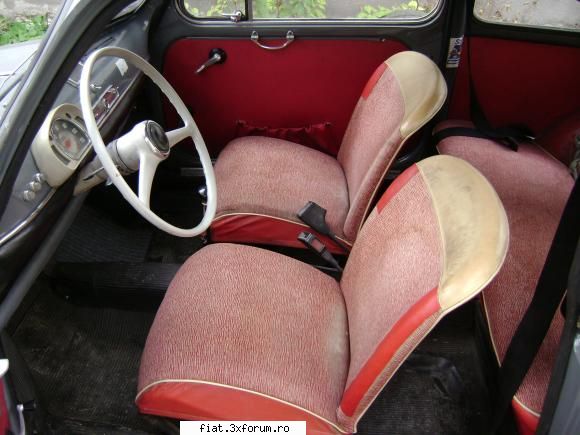 "Jurnal de bord" - "reparat" intr-un fel husile rupte ale scaunelor - Club Fiat 500 & 600