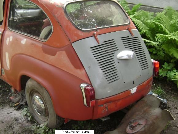 "Jurnal de bord" - micutul a primit capota motor nou,vechiul era - Club Fiat 500 & 600