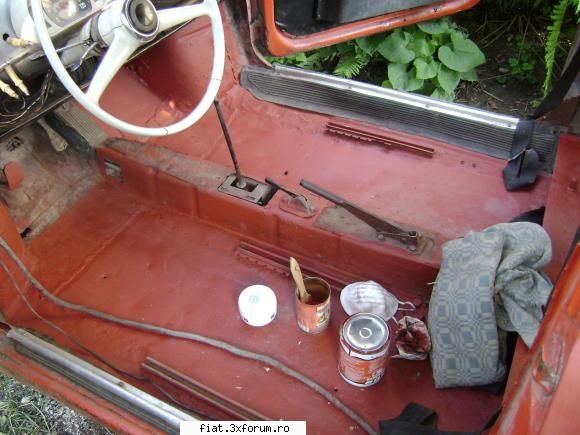 "Jurnal de bord" - Am sarit putin si la interior,podeau ce e drept - Club Fiat 500 & 600