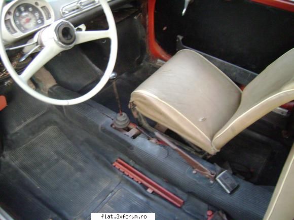 "Jurnal de bord" - a gindeam ca culoare bej a scaunelor si al - Club Fiat 500 & 600