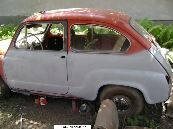 "Jurnal de bord" - Dupa mult chin,cu pragul nenorocit,a urmat - Club Fiat 500 & 600