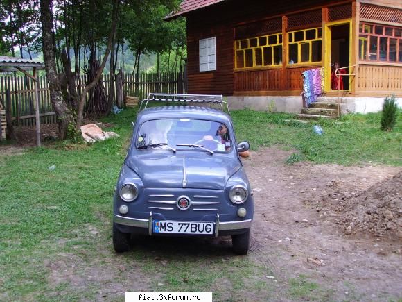 "Jurnal de bord" - in fine,si eu la volan..cam neclara poza - Club Fiat 500 & 600