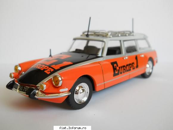 MACHETE ...d'ale lu' Theo(sc.1:43)! - 14.-CITROEN ID21 Break ,,EUROPE1''(1967)-produs - Classic corner