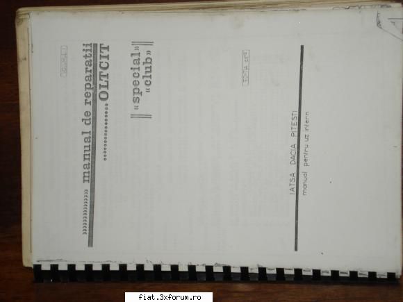 Manuale auto / moto pe suport hartie - Manual reparatii Oltcit (Special si Club) � 523 - Bursa