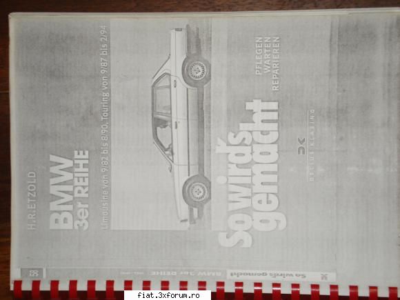 Manuale auto / moto pe suport hartie - Manual reparatii BMW seria 3, modele � ETZOLD � - Bursa