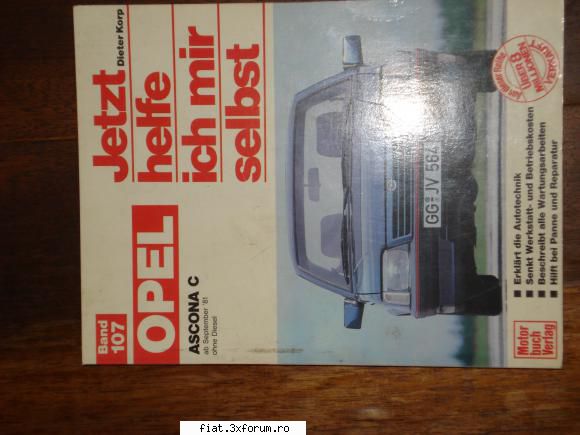 Manuale auto / moto pe suport hartie - Manual reparatii Opel Ascona C (benzina) � - Bursa