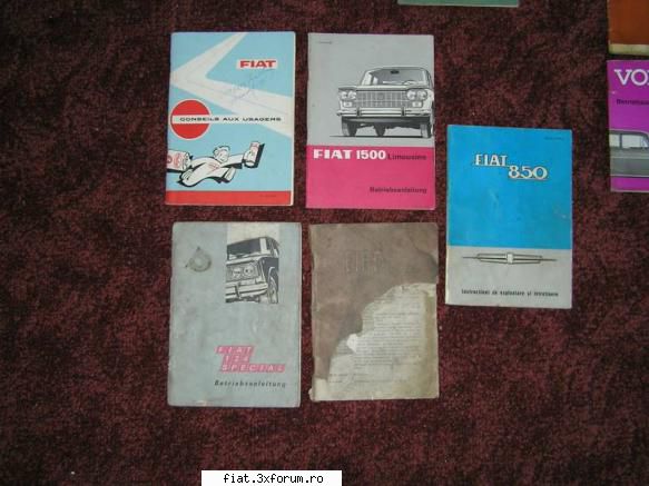 Manuale auto vechi - mapin - Bursa