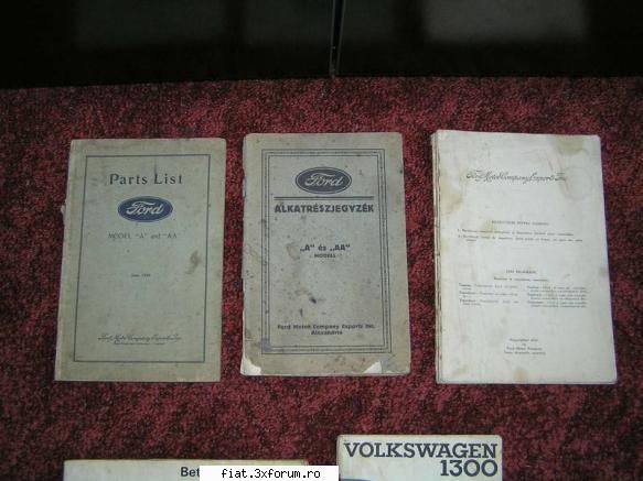 Manuale auto vechi - mapin - Bursa