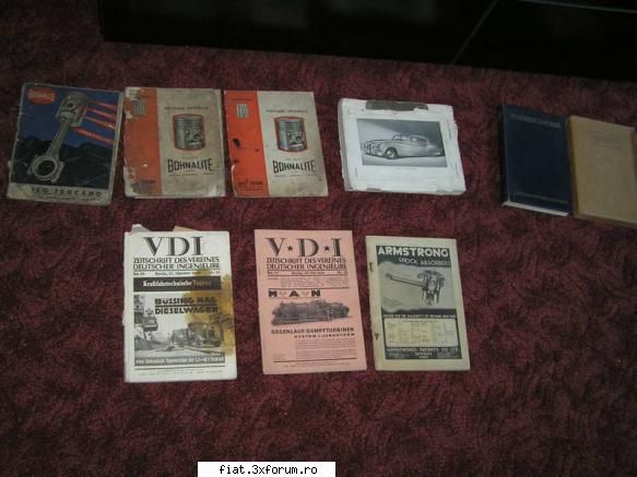 Manuale auto vechi - mapin - Bursa