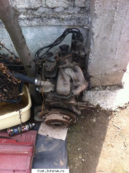Motor Fiat 850 - Motor Fiat 850 funcțional cu volantă - Bursa