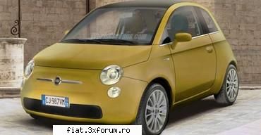 noutate fiat fiat 500 uite una