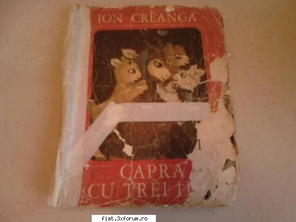 Obiecte vechi din perioada comunista - Cartea "Capra cu trei iezi" de Ion Creanga - Classic corner