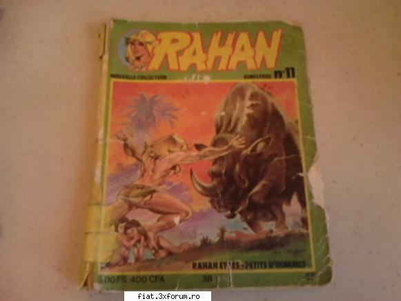 Obiecte vechi din perioada comunista - Carte "Rahan" originala scrisa in limba Franceza - Classic corner