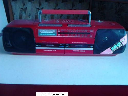 Obiecte vechi din perioada comunista - Radio Double casetofon Elekta recorder Hi-Fi - Classic corner