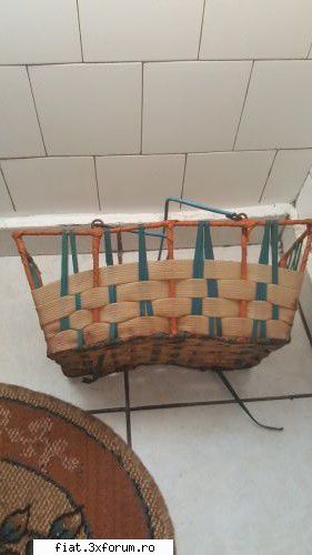 Obiecte vechi din perioada comunista - Un superb cos alimentar vintange din epoca - Classic corner