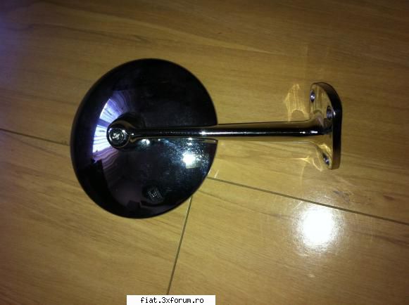Oglinda Fiat 850 originala Vif - Vind oglinda rotundă marca Vif originala - Club Fiat 850