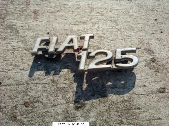 Piese Fiat 125 - Emblema Fiat 125 30 ron - Bursa