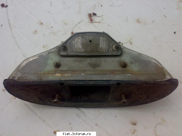 Piese fiat 600 de vanzare - detaliu lampa numar - Bursa