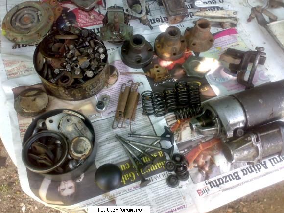 Piese fiat 600 de vanzare - noi bunatati : electromotor 40 lei 6 supape si 6 - Bursa