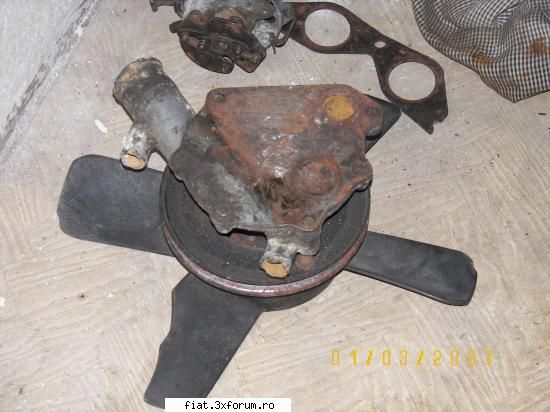 Piese vechi Fiat 1300 - pp. apa- 100RON - Bursa