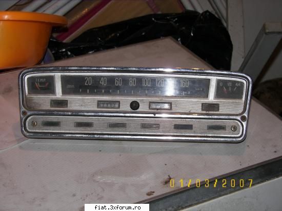 Piese vechi Fiat 1300 - ceas bord-100 RON- VANDUT - Bursa