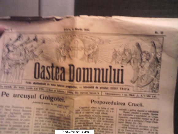 Presa veche - Aici se poate vedea si pretul ziarului din vremea - Classic corner