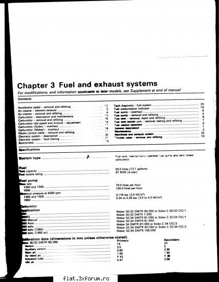 Pt Skippy !!!!!!!! Documentatie reglaj fiat regata benzina - imi cer scuze pt calitatea nu f buna a - Tehnic