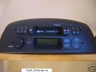Radio cass Blaupunkt Fiat Punto - porneste se aprinde dar cere codul care nu-l am e - Bursa
