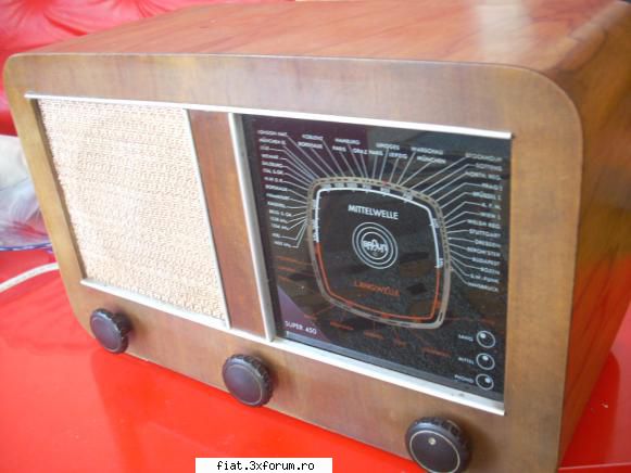 Radiouri - Adaug un radio BRAUN GW 450 cu tuburi (lampi) - Anunturi