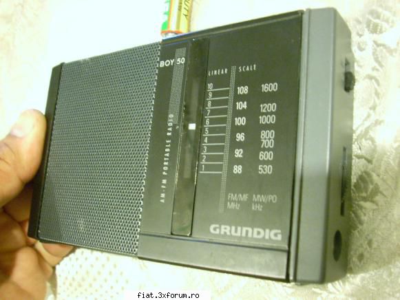 Radiouri - Acela s-a vandut dar am urmatorul GRUNDIG BOY 50 - Anunturi