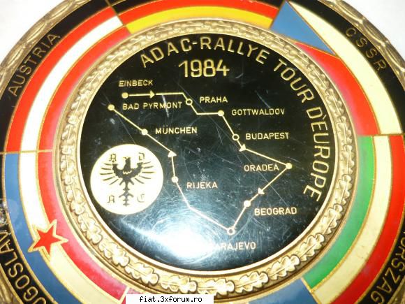 Raritate-placheta raliul dunarii 1984 - poza2 pret 200 euro - Anunturi