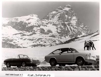 Reclame Fiat 850 - Coupe si Spider - Club Fiat 850