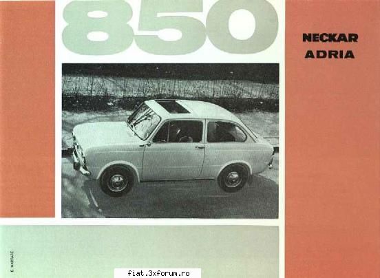 Reclamele vremii.. - Nekar 850 Adria- are abarth mcm unul - Classic corner