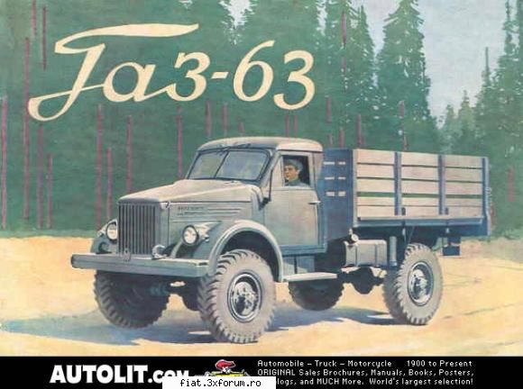 Reclamele vremii.. - fratele 4x4 Gaz 63 - Classic corner